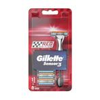 Gillette Sensor 3 RED EDITION Scheermesjes - 6 Mesjes, Ophalen, Nieuw, Gehele gezicht