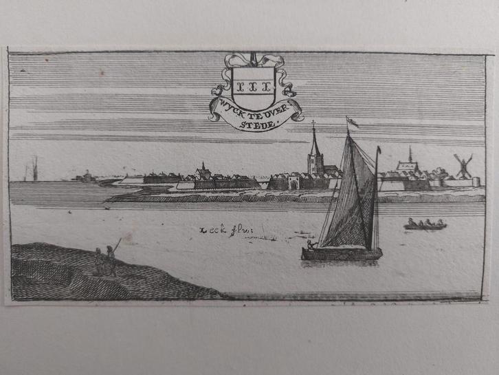 9 / Wyck te Duerstede - Wijk bij Duurstede Leck Sluis, Antiek en Kunst, Kunst | Etsen en Gravures, Ophalen of Verzenden