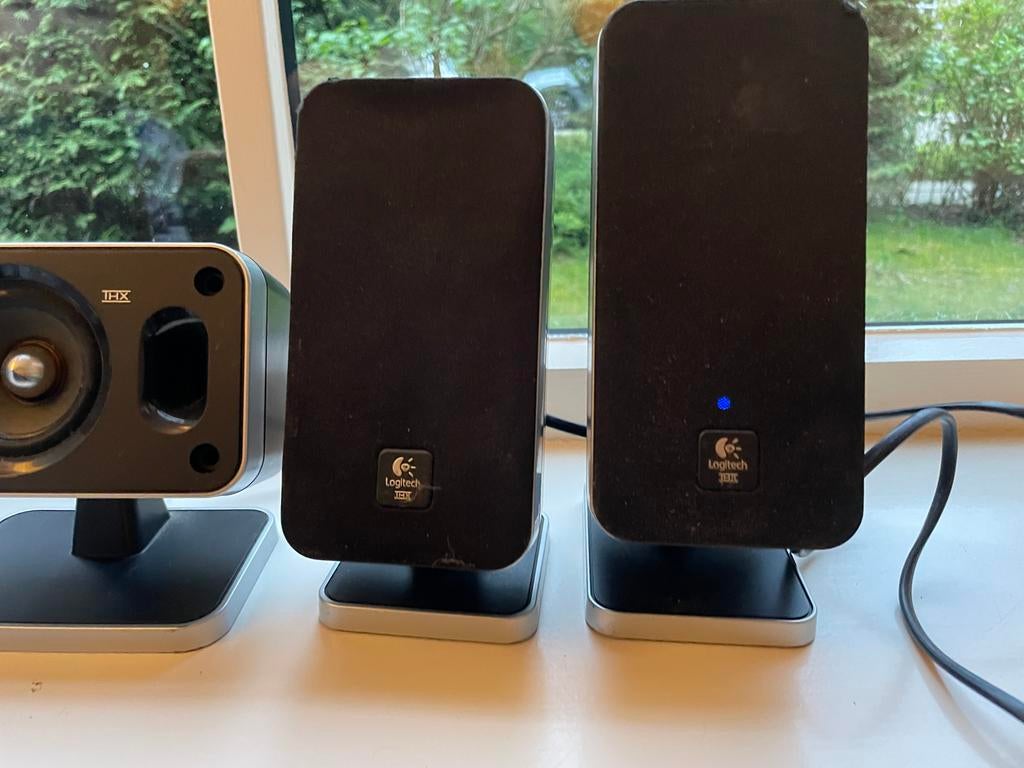 Logitech Z-5450 5.1 Surround Systeem - Draadloze Achterspeak, Overige merken, Gebruikt, Ophalen of Verzenden, Complete surroundset