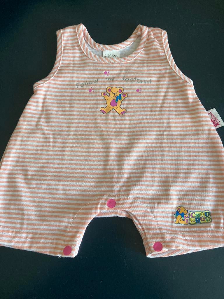 Chou chou poppen rompertje nieuw, Kinderen en Baby's, Ophalen of Verzenden, Nieuw, Babypop