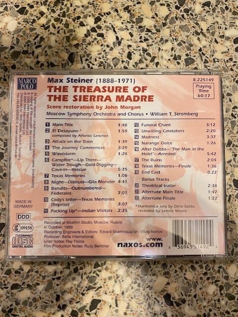 The Treasure of the Sierra Madre, Ophalen of Verzenden, Zo goed als nieuw