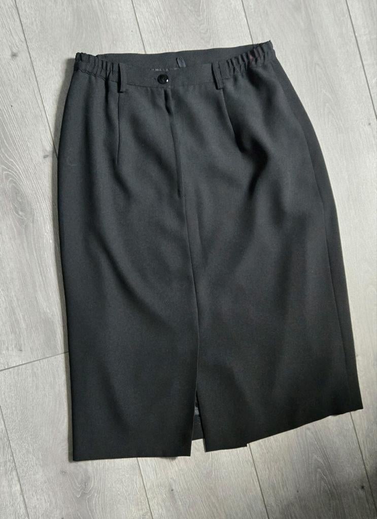 markwald vintage midi kokerrok – maat 38 (m) – zwart, Kleding | Dames, Maat 38/40 (M), Markwald, Zwart, Ophalen of Verzenden