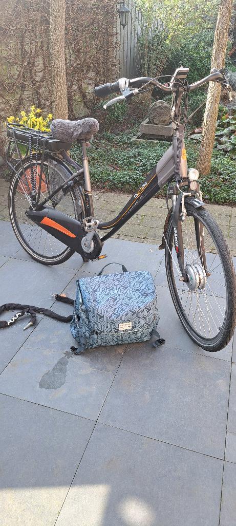 Eletrische damesfiets, Fietsen en Brommers, Fietsen | Dames | Damesfietsen, Gebruikt, Overige merken, 47 tot 50 cm, Ophalen