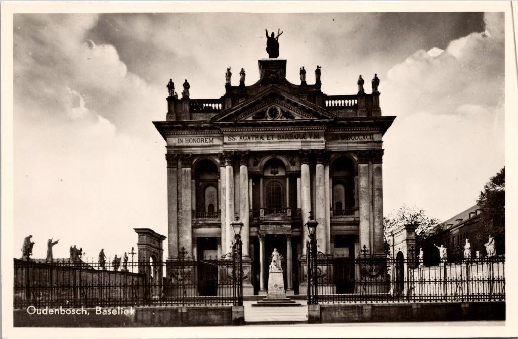 Oudenbosch - Basiliek, Verzenden, 1940 tot 1960, Ongelopen, Noord-Brabant