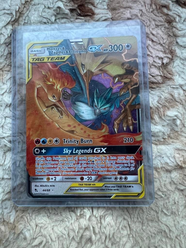 Moltres & Zapdos & Articuno GX #44, Ophalen of Verzenden, Zo goed als nieuw