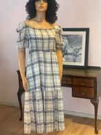 Urban Bliss jurk 46 geruit off shoulder onderjurk boho stijl, Wit, Maat 46/48 (XL) of groter, Ophalen of Verzenden, Gedragen