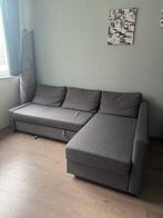 Ikea Friheten slaapbank - grijs, met opbergruimte, Huis en Inrichting, Ophalen, Gebruikt, Tweepersoons, Overige maten