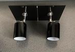 Zwarte plafondlamp met twee spots - Gamma, Ophalen, Zo goed als nieuw, Metaal