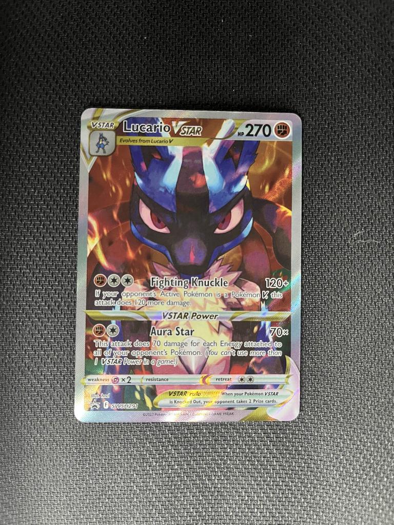 Lucario VSTAR (SWSH 291), Ophalen of Verzenden, Nieuw, Losse kaart, Foil