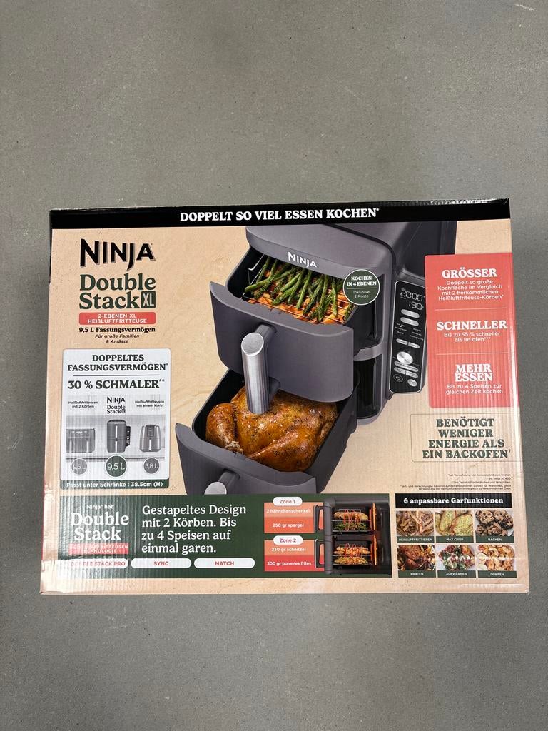 Ninja airfryer, Ninja, Airfryer XL, Nieuw, 1500 gram of meer