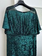 Groene en blauwe avondjurk, Kleding | Dames, Gelegenheidskleding, Ophalen, Galajurk, Maat 46/48 (XL) of groter, Zo goed als nieuw
