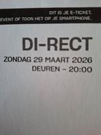 2x Tickets DI-RECT  Zondag 29 maart, Tickets en Kaartjes, Twee personen