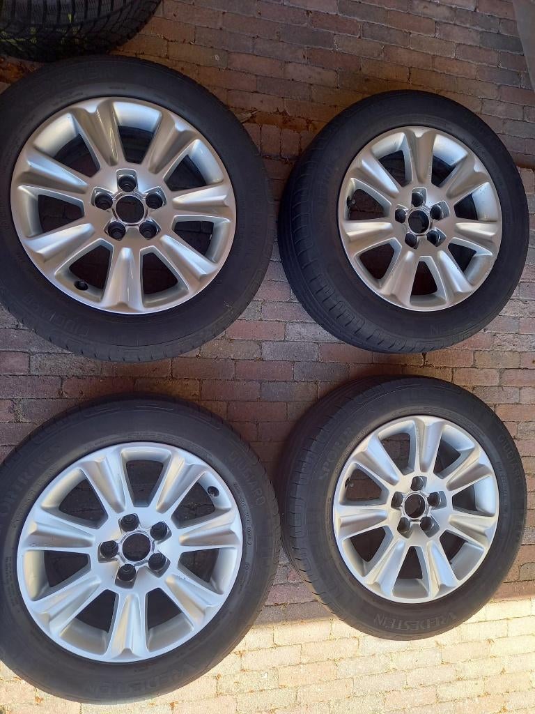 15 inch velgen en zomerbanden voor Audi-VW-Seat-Skoda, Ophalen, Gebruikt, 15 inch, 205 mm