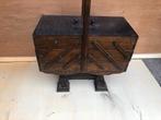 Antieke uitklapbare naaimeubel  Timmerfabriek Gennepermolen, Antiek en Kunst, Ophalen