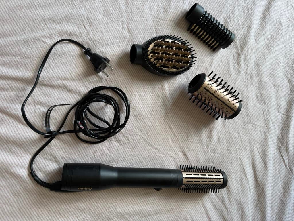 Babyliss föhn borstels 1 keer gebruikt AS97OE, -, -, Ophalen of Verzenden, Zo goed als nieuw