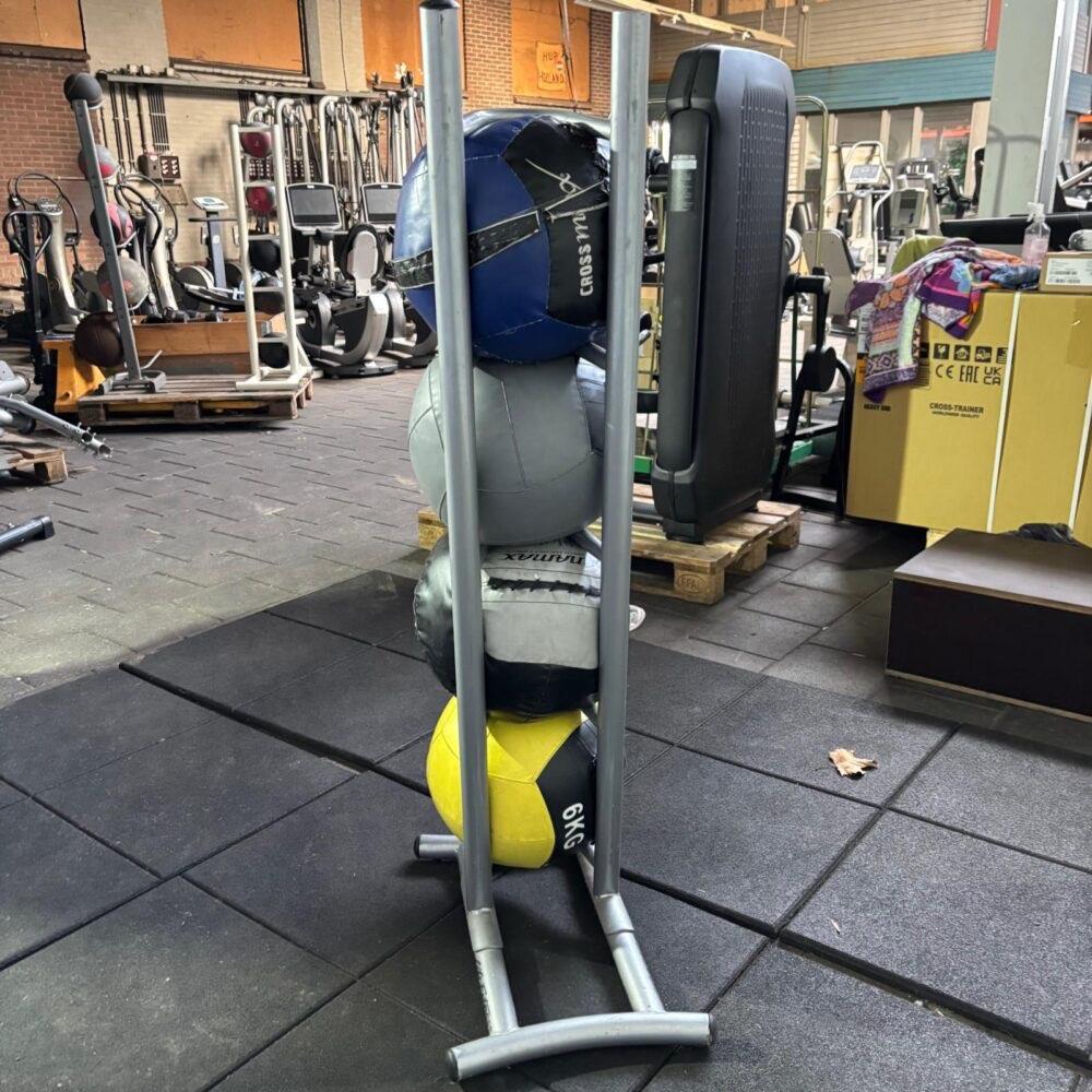 Ballen Rek - Incl. Medicijnballen, Ophalen of Verzenden, Gebruikt, Benen, Fitnessbal