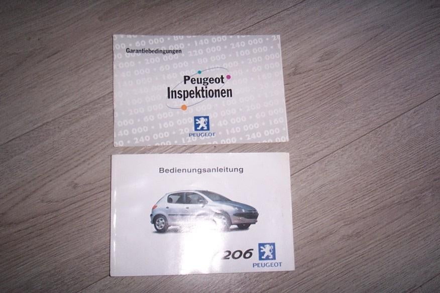 Gebruikershandleiding +div PEUGEOT 206 1998/2005 (duitstalig, Auto diversen, Handleidingen en Instructieboekjes, Ophalen of Verzenden