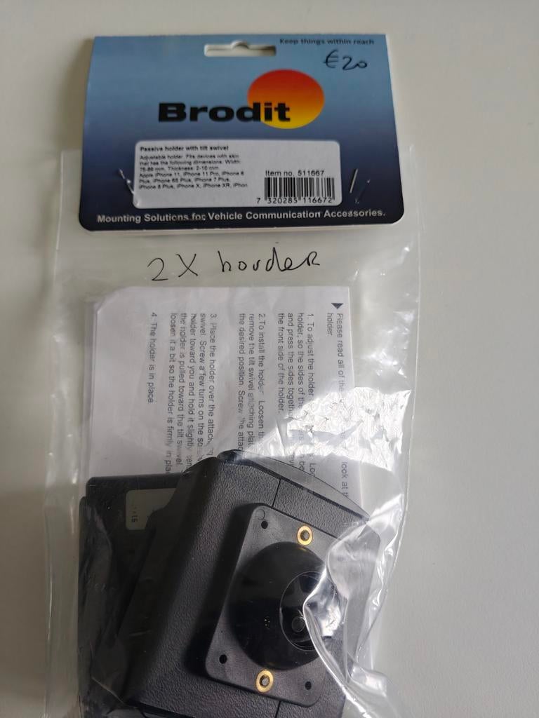 Brodit Proclip Tarraco/Kona/MX30 met houders, Verzenden, Zo goed als nieuw, Auto