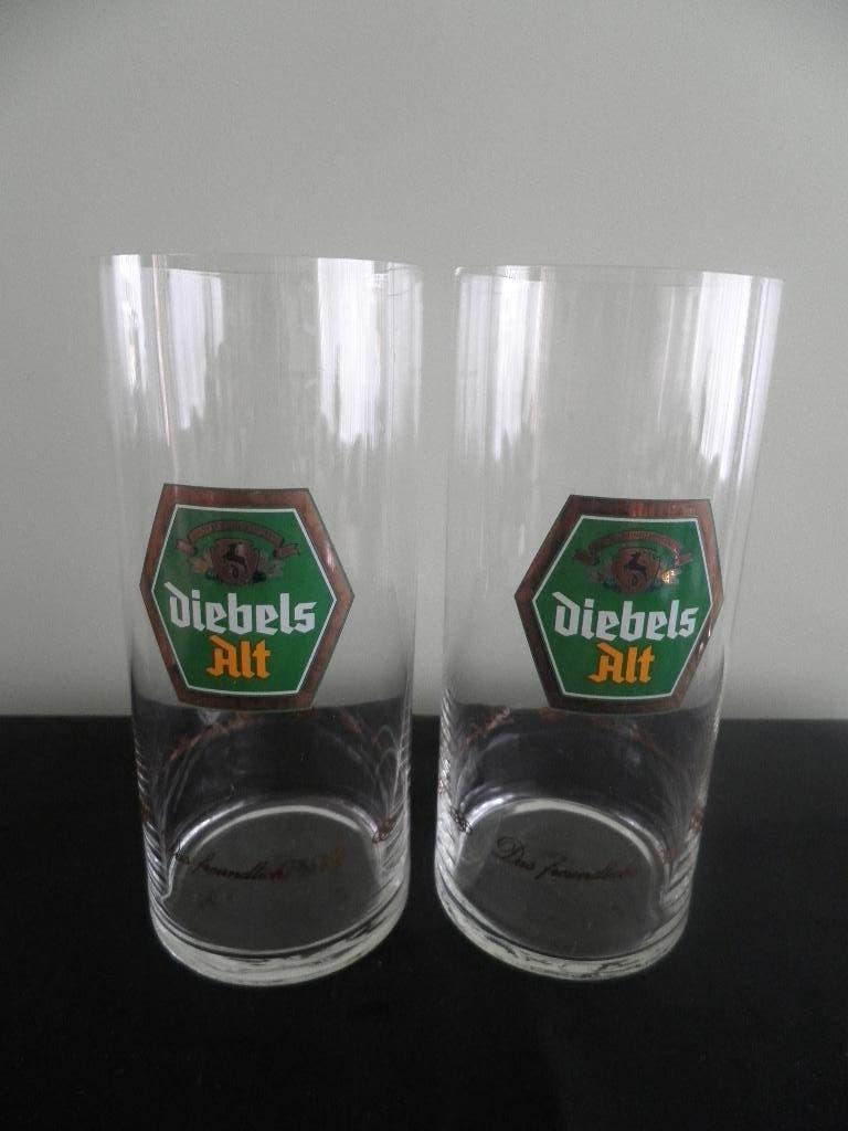 Bierglas Diebels Alt. Das Freundliches Alt, Verzamelen, Biermerken, Ophalen of Verzenden, Zo goed als nieuw, Glas of Glazen, Overige merken
