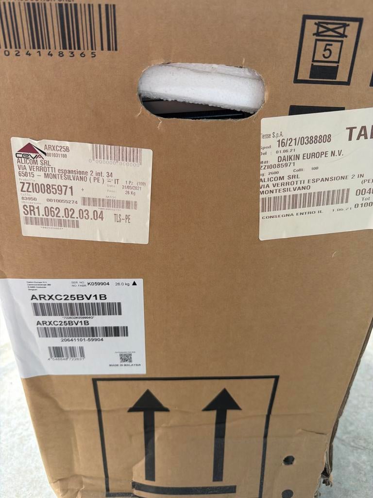 Nieuw Daikin Buitenunit 2,5 kW Airco ARXC25BV1B, Ophalen, Minder dan 60 m³, Nieuw, 3 snelheden of meer