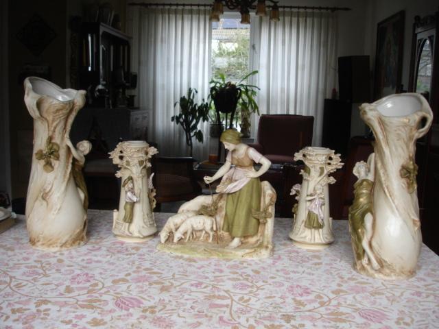 Royal Dux verzameling (5 originele items), pre 1918, Austria, Antiek en Kunst, Antiek | Porselein, Ophalen of Verzenden