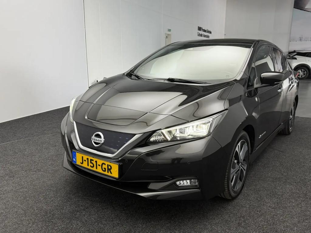Nissan Leaf Tekna 40 kWh SOH 90,8% | Led | 360° € 14.450,, Auto's, Nissan, Automaat, Gebruikt, 150 pk, Leder en Stof