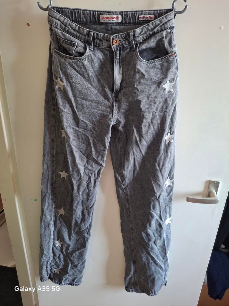 Vingino broek maat 176 met sterren, Kinderen en Baby's, Kinderkleding | Maat 176, Broek, Meisje, Ophalen of Verzenden, Zo goed als nieuw