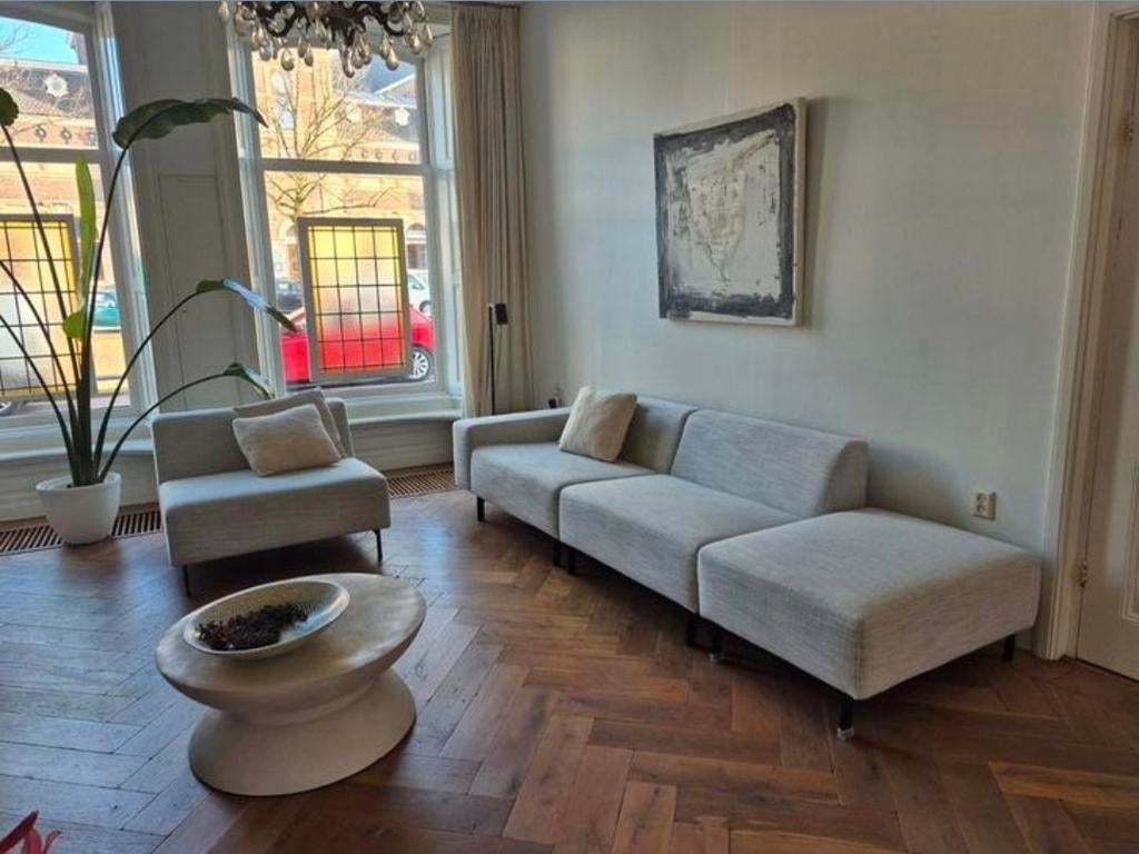 Modulaire zithoek - 4 elementen, Ophalen, Zo goed als nieuw, Stof