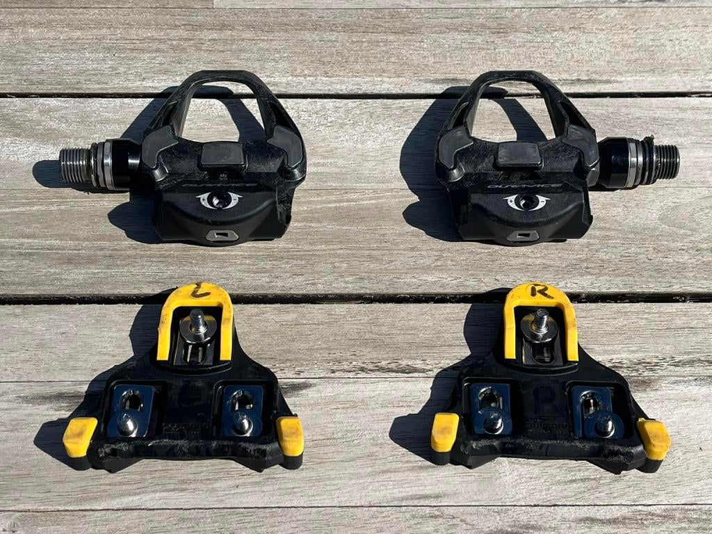 Shimano Dura-Ace SPD-SL Pedalen met Cleats, Crankstel of Pedalen, Gebruikt, Verzenden, Racefiets