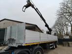 Nette Floor trailer met HIAB kraan, lift- en stuuras, Bedrijf, Aanhangers en Opleggers, Te koop