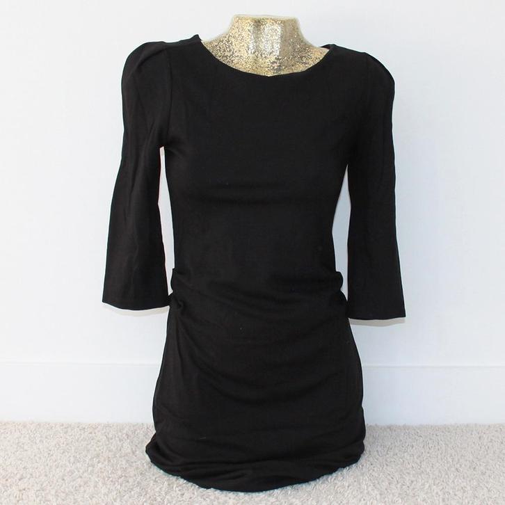 Mooie Vanilia Jurk - 90 (Maat 38) € 50,-, Kleding | Dames, Jurken, Zo goed als nieuw, Maat 38/40 (M), Zwart, Boven de knie, Ophalen of Verzenden