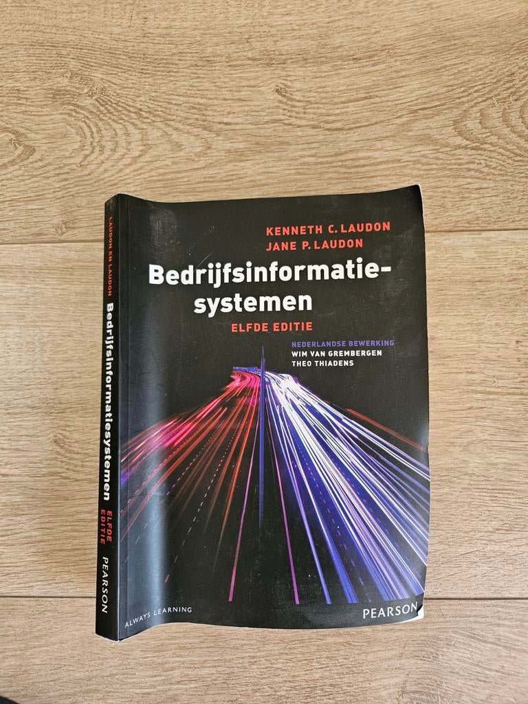 Bedrijfsinformatiesystemen - Elfde Editie, Gelezen, Kenneth C. Laudon, Jane P. Laudon, Gamma, HBO