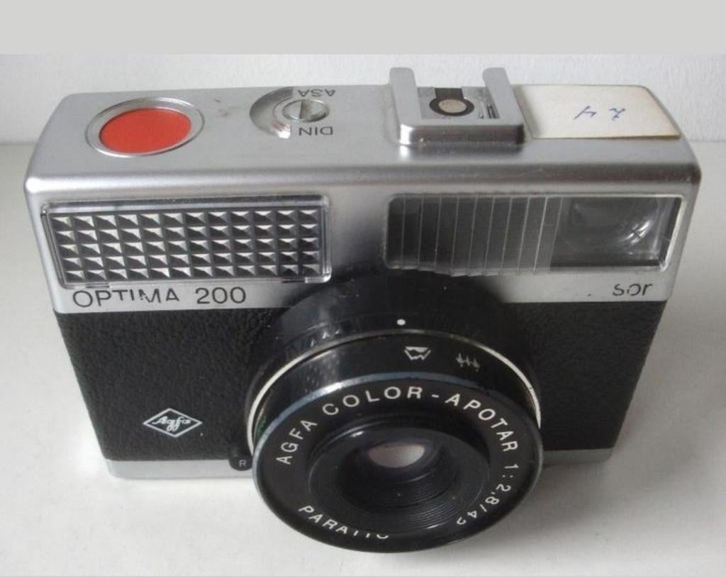 Agfa Optima 200 – Vintage analoge camera – Werkend, Audio, Tv en Foto, Fotocamera's Analoog, Compact, Overige Merken, Ophalen of Verzenden