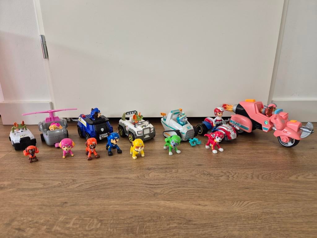 Paw Patrol figuren, Kinderen en Baby's, Speelgoed | Actiefiguren, Ophalen, Zo goed als nieuw