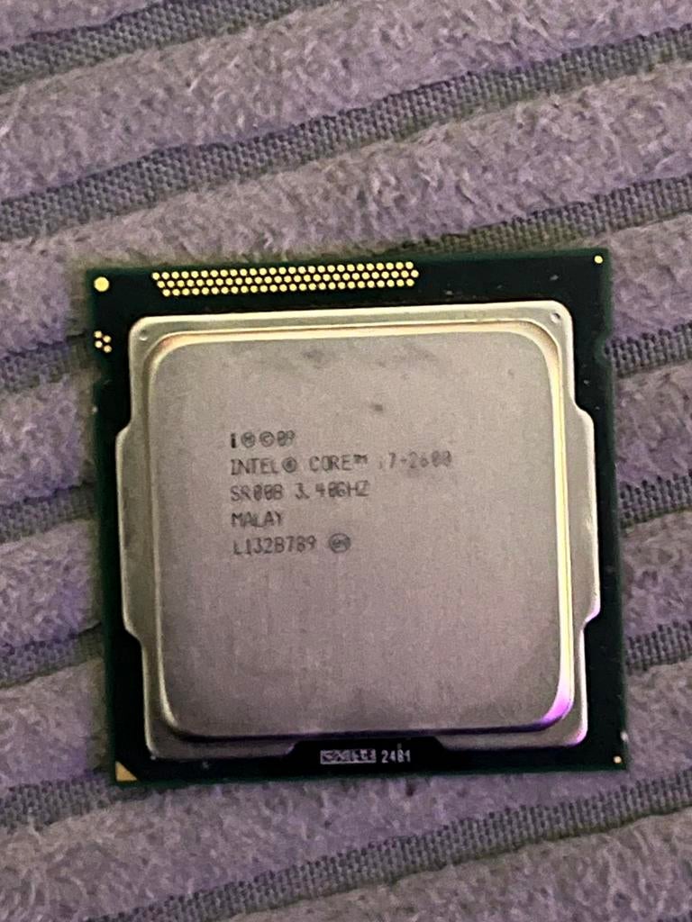 Intel core i7 2600, Computers en Software, Processors, Ophalen of Verzenden, Zo goed als nieuw, 3 tot 4 Ghz