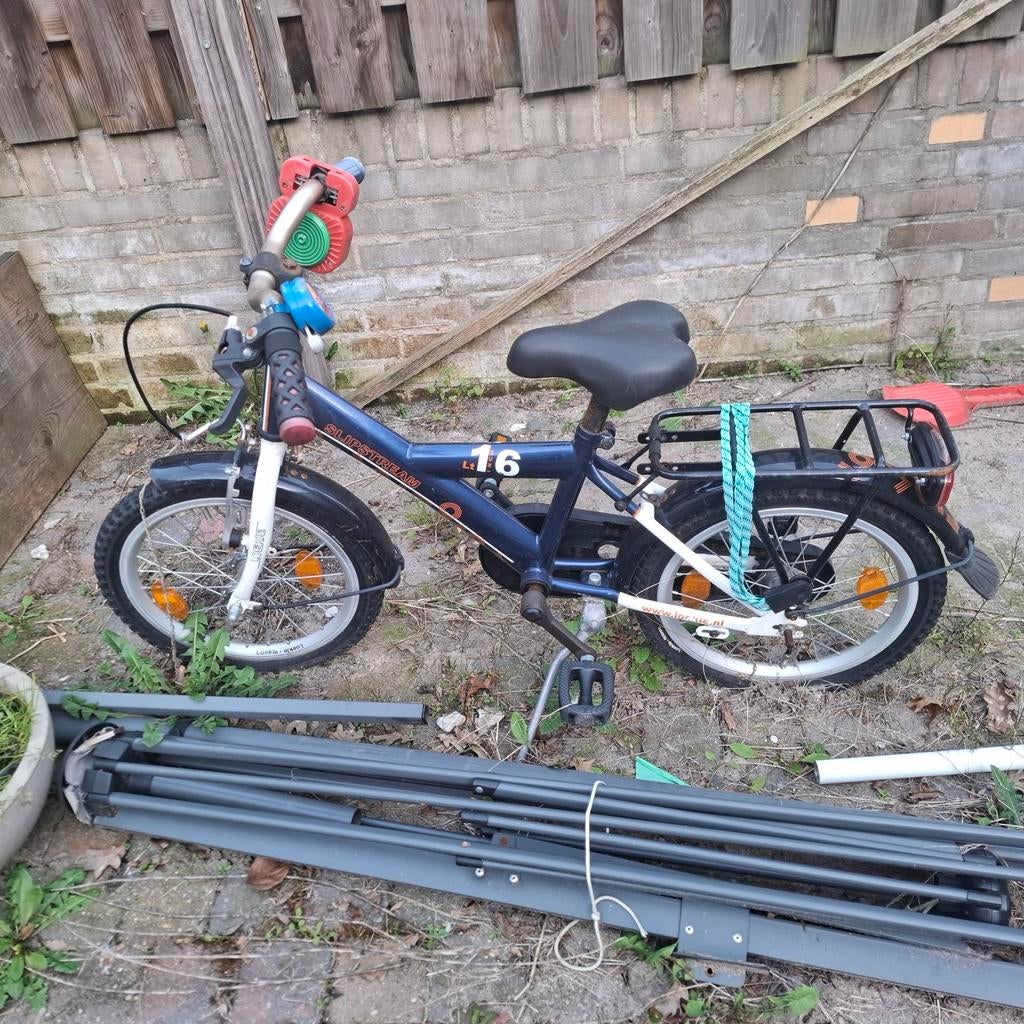 Jongensfiets 16 inch, Fietsen en Brommers, Fietsen | Jongens, Ophalen, Gebruikt, Handrem, Lookie