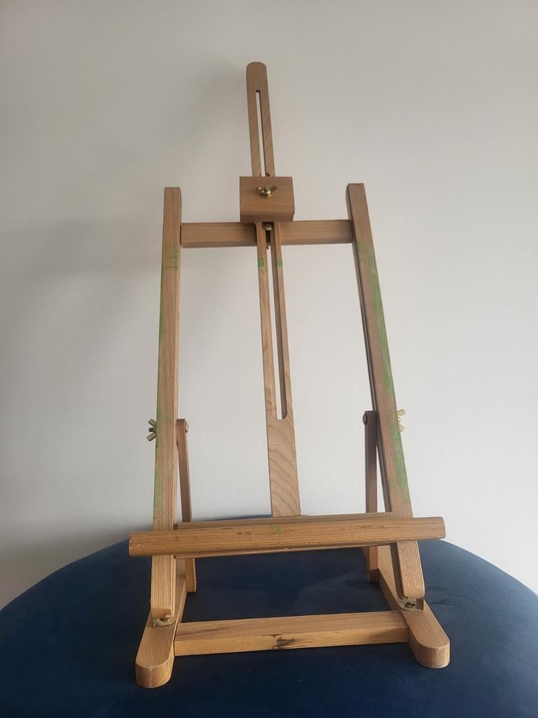 Stevige houten schildersezel - Tafelmodel, Hobby en Vrije tijd, Schilderen, Ophalen