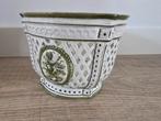 antieke opengewerkte sierjardinière van Italiaans aardewerk, Overige materialen, Rond, Ophalen of Verzenden, Zo goed als nieuw