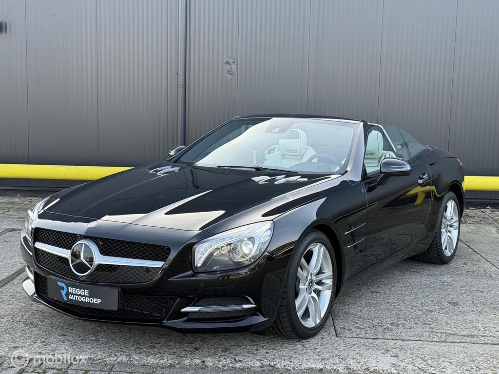 Mercedes SL-klasse 350 TOPSTAAT, Auto's, Mercedes-Benz, Automaat, Gebruikt, Cabriolet, Zwart