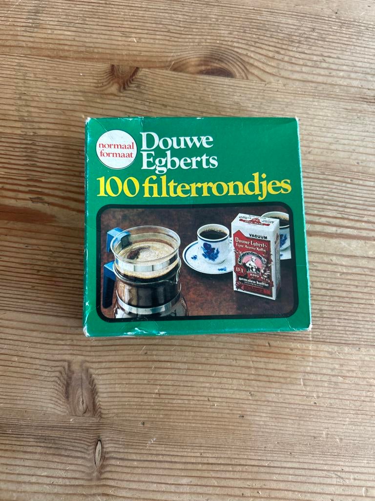 Vintage Douwe Egberts filterrondjes, Ophalen of Verzenden, Overige typen
