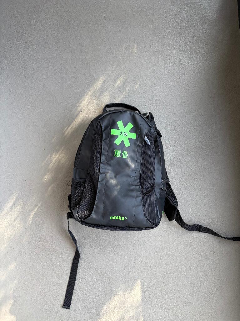 Osaka junior hockey rugzak zwart, Sport en Fitness, Hockey, Ophalen of Verzenden, Zo goed als nieuw, Tas