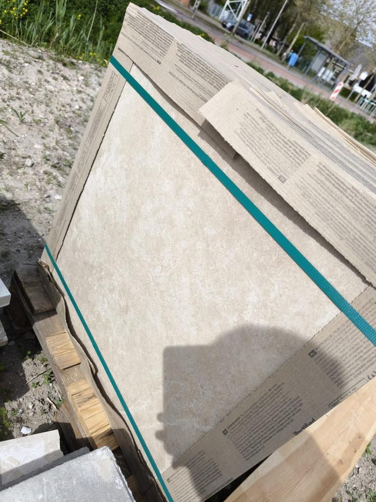 Tuintegels nieuw, Tuin en Terras, Tegels en Klinkers, Ophalen, Nieuw, Beton, Terrastegels