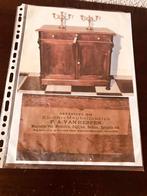 Antiek penant- of dienstbodekastje, notenhout, ca 1870, Antiek en Kunst, Ophalen