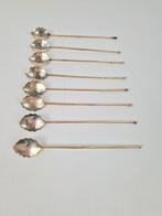 Set van 8 verzilverde cocktail lepels denmark, N, Ophalen of Verzenden, N, Los bestek