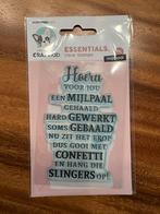 Craftlab stempel mijlpaal, Ophalen of Verzenden, Zo goed als nieuw, Houten stempel