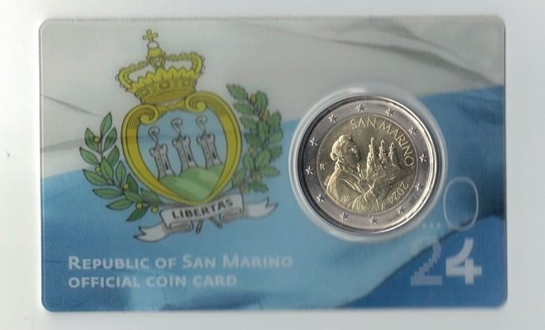 San Marino 2 euro 2024, Ophalen of Verzenden, San Marino, 2 euro, Losse munt