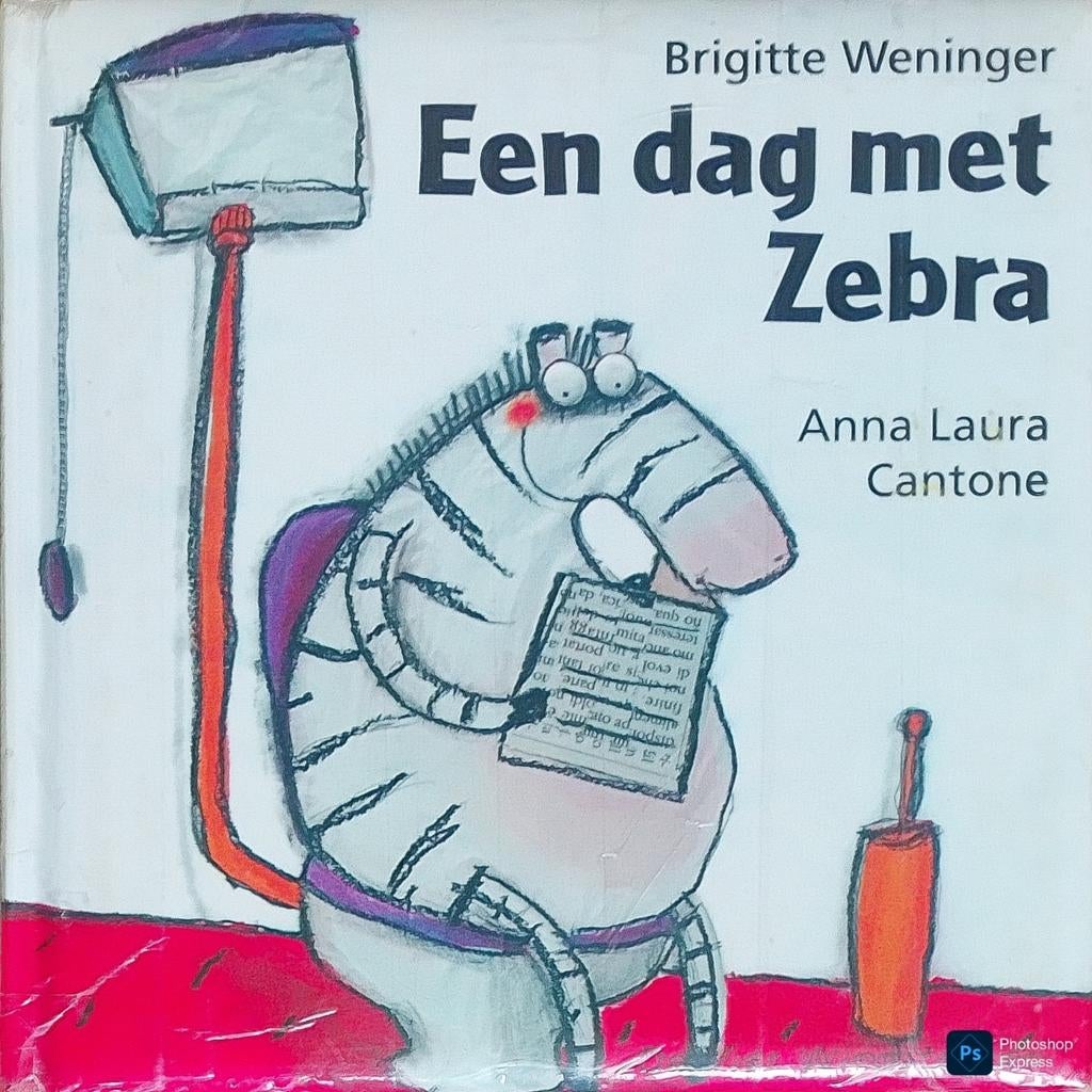 Een Dag Met Zebra, Gelezen, Brigitte Weninger., Ophalen of Verzenden, 2 tot 3 jaar