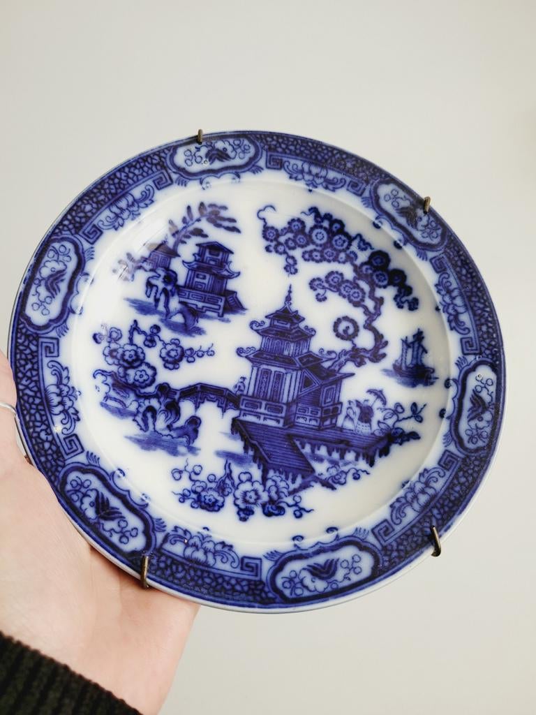 Izgs antiek sierbord wandbord Regout Maastricht  1880-1885, Ophalen of Verzenden