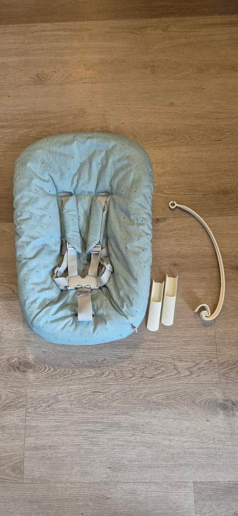 Stokke Tripp Trapp Newborn Set Groenig, Kinderen en Baby's, Kinderstoelen, Ophalen, Gebruikt, Overige typen, Gordel(s)