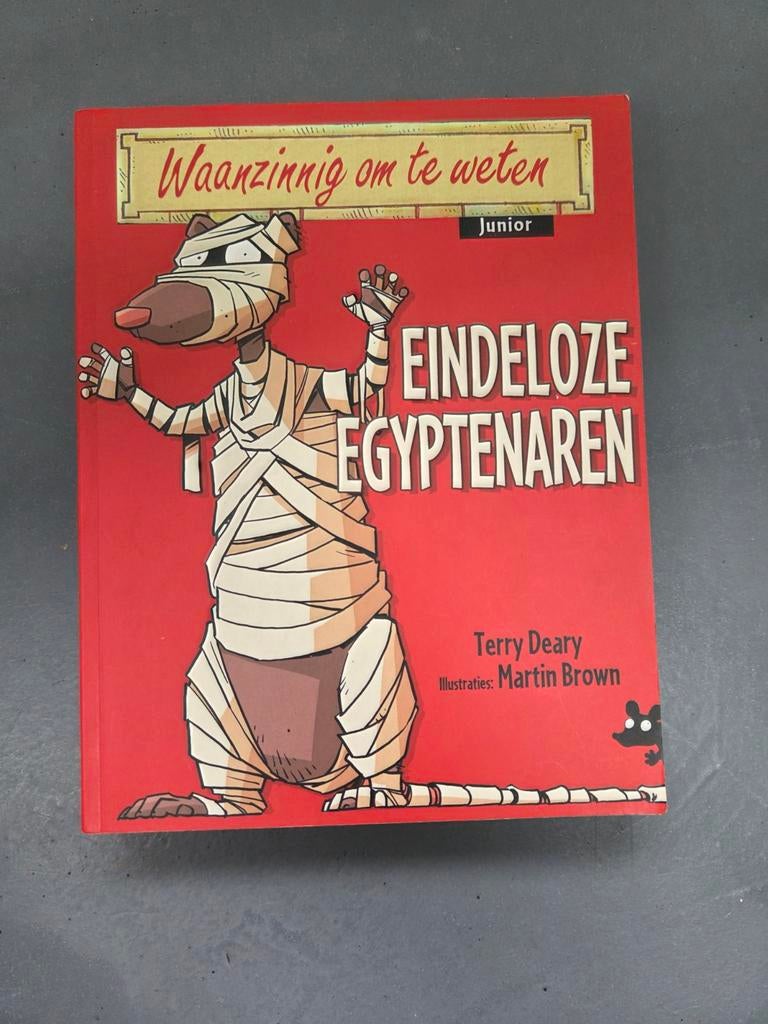 Terry Deary - Eindeloze Egyptenaren, Non-fictie, Ophalen of Verzenden, Zo goed als nieuw, Terry Deary